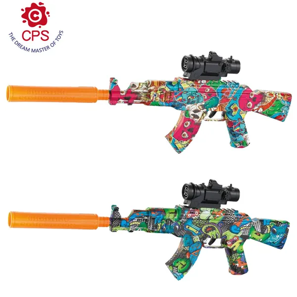 CHT-308562 Kids Soft Bullet Toy Gun AK47 M416 MP5 SCAR Foam Blaster Pla