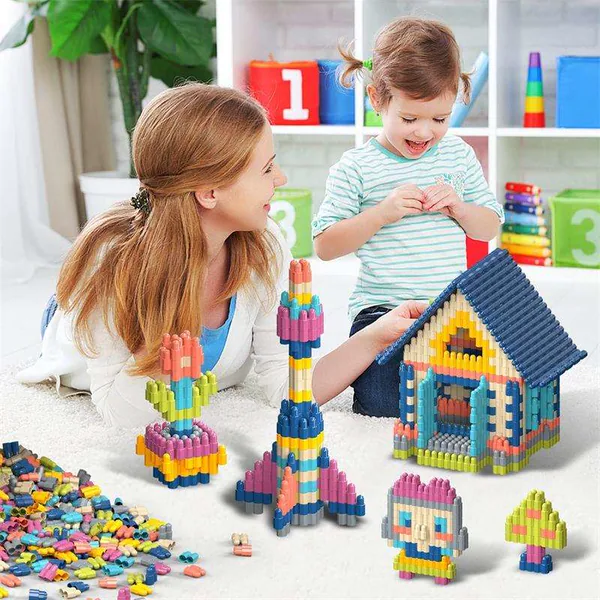 CHT-295534 Custom Educational STEM 400pcs Building Blocks Toys Set DIY