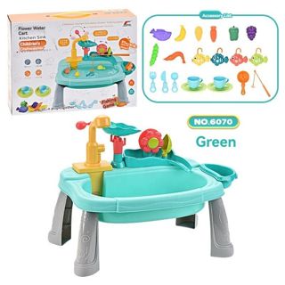 CHT-306627 Children Kitchen Toy with Family Pretend Play Toy Multi-func