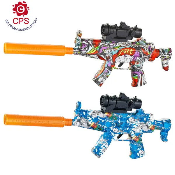 CHT-308562 Kids Soft Bullet Toy Gun AK47 M416 MP5 SCAR Foam Blaster Pla