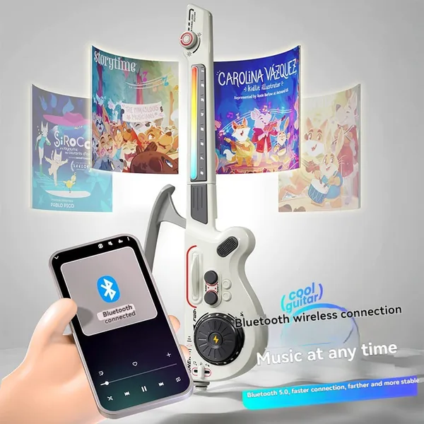 CHT-338702-CPS338701-CPS338700 Multifunctional Foldable Travel Guitar with Quick-Learn ABS