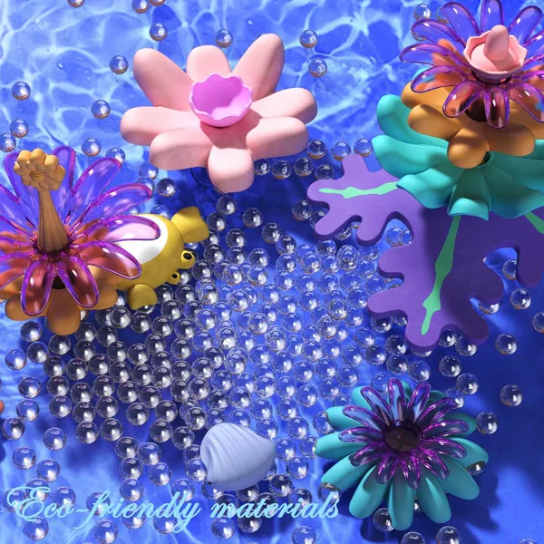 CHT-291971 76Pcs STEM Educational Gardens Flowers Building Toys for Kid