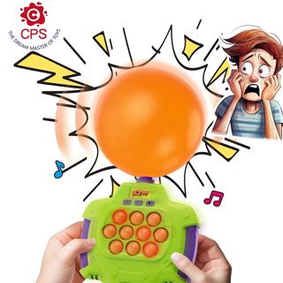 Pop Fidgets Games Handheld Light-Up Push Console