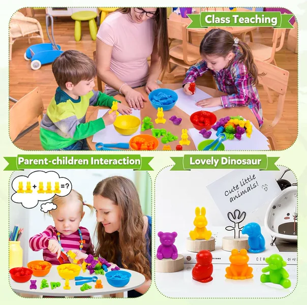 CHT-277327 Sensory Educational Dinosaur Animal Cognition Game for Kids