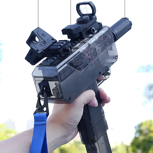 CHT-265624 Electric Water Gun Automatic Squirt Gun Uzi Water Battery Po