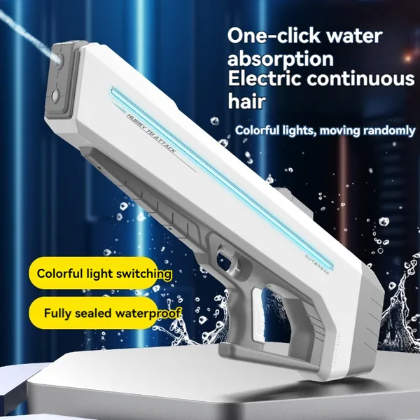 CHT-302889 Electric Water Gun for Kids Automatic Water Gun with Light-u