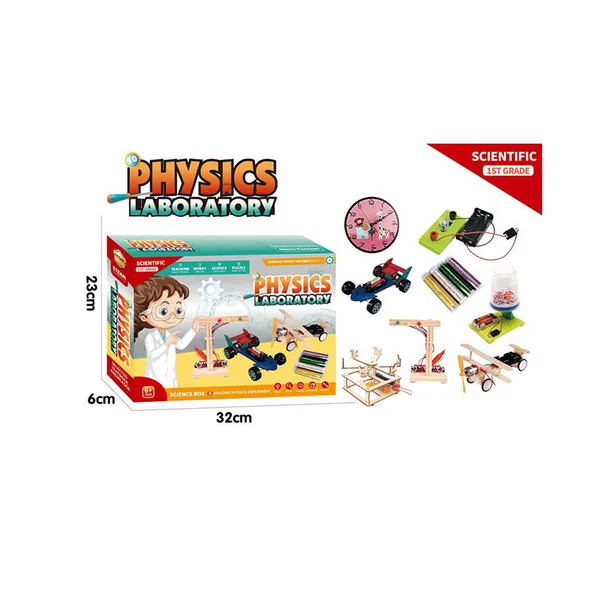 CHT-305842 8in1 Physics Science Play Set Wooden Educational Enlightenme