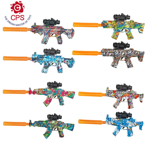 CHT-308562 Kids Soft Bullet Toy Gun AK47 M416 MP5 SCAR Foam Blaster Pla
