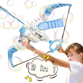 2 in 1 Outdoor Electric Bubble Bow and Arrow Water Gun