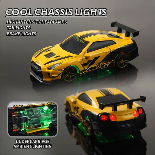 CHT-349382-CPS349377 Mini Alloy Drift RC Car 2.4Ghz Wireless Racing Vehicle Long
