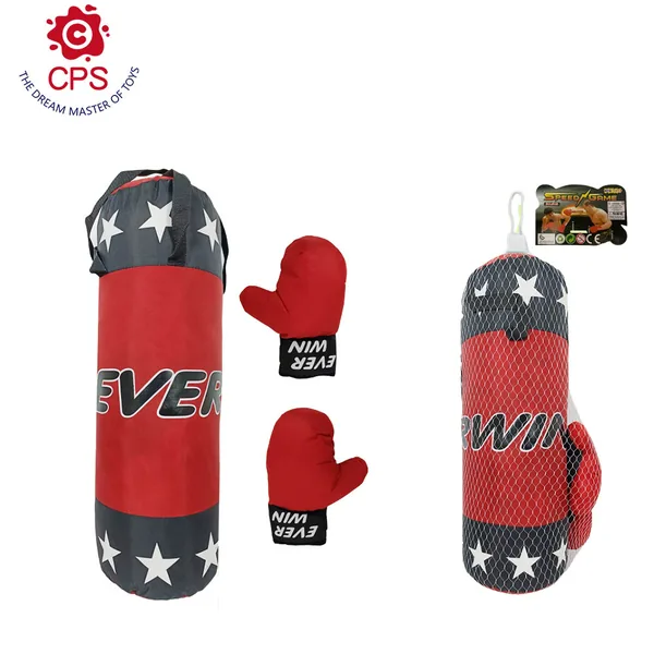 CHT-304655-CPS304660 Indoor Outdoor Sport Toy Boxing Bag and Gloves Boxing Set Su