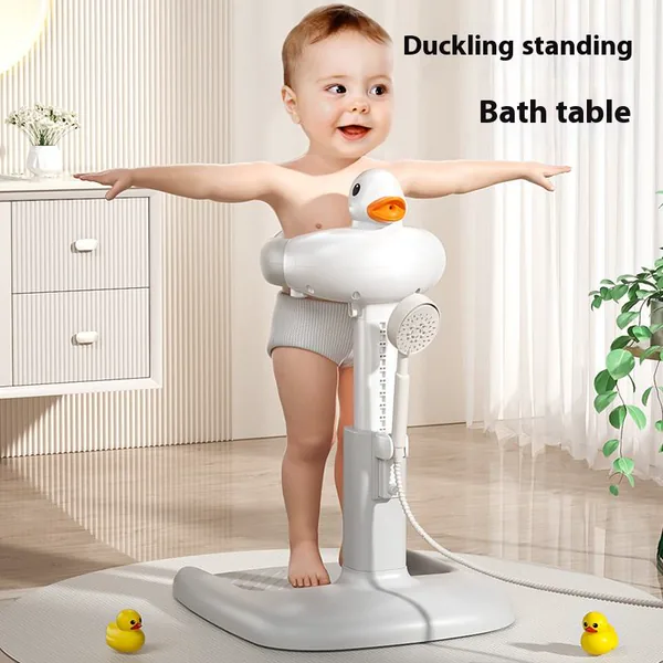 OBT-618 Non-Slip Base Height Adjustable Anti-Slip Kids Shower Suppor