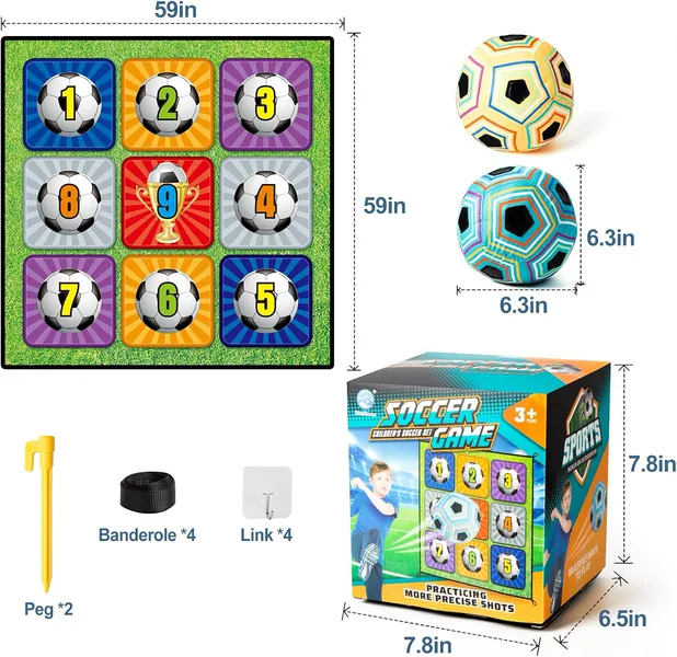 CHT-279506 Soccer Balls Game Toys Set for Toddlers Soccer Goal Game for
