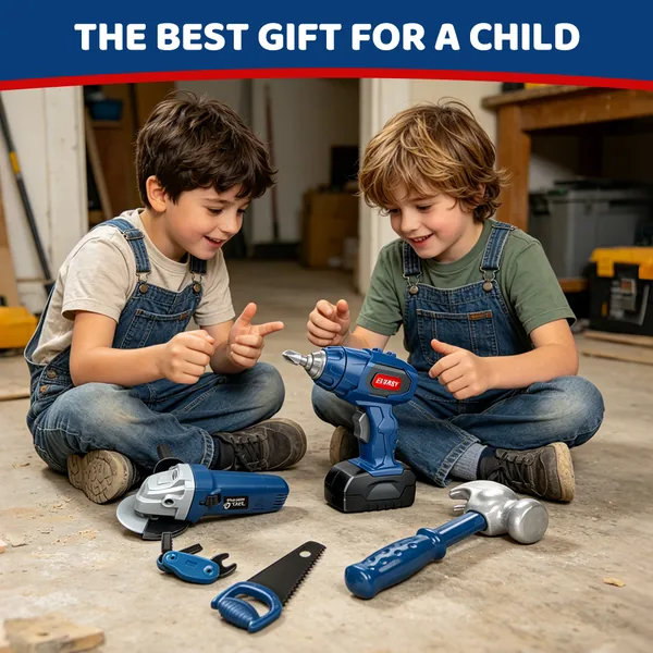 CHT-342056 Electric Toolbox toy Set 60pcs