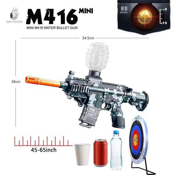 CHT-246228 M416 Electric Automatic for Toy Gun Soft Bullet Blaster Spla