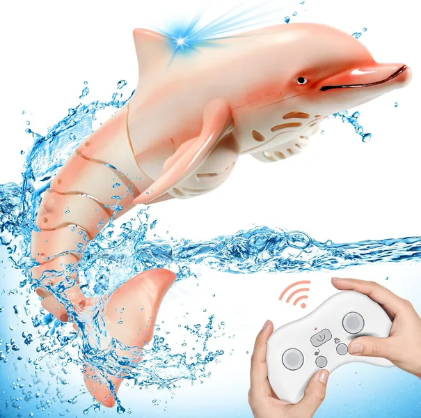 CHT-305031 2.4G RC Dolphin Toy Remote Control Shark Pool Toy Animals Rc