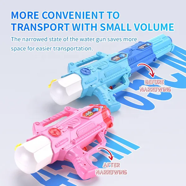 CHT-240637 New Design Summer Toys 550ML Three-Length Telescopic Water P