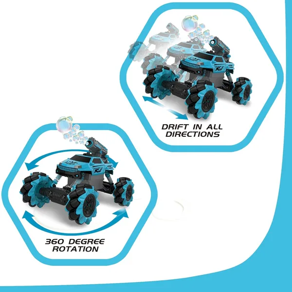 CHT-284638 Remote Control Stunt RC Car for Kids 2 in 1 Interchangeable