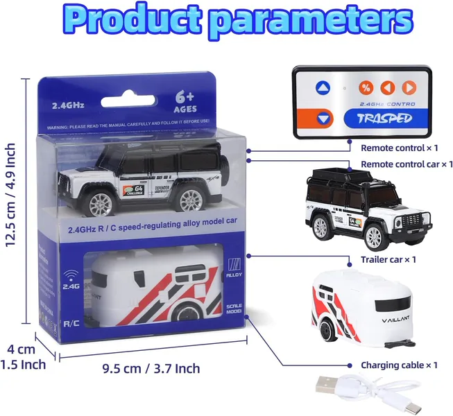 CHT-289938 Mini Alloy Off-Road Remote Control Car for Kids 164 Scale 2.