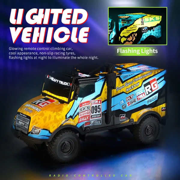 UNRESOLVED-1601224511317 27 Mhz Off Road Car for Kids Four-channel Truck Toys Outdoor