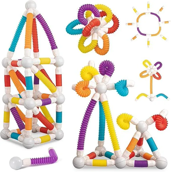 CHT-331628 45PCS Retractable Magnetics Sticks Building Toy Set-Flexible