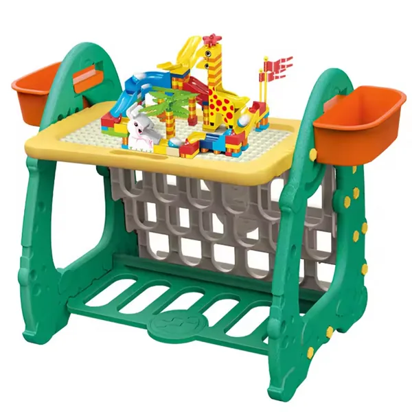 CHT-304867 4 In1 Children 163PCS Building Blocks Toy Set with Kids Draw