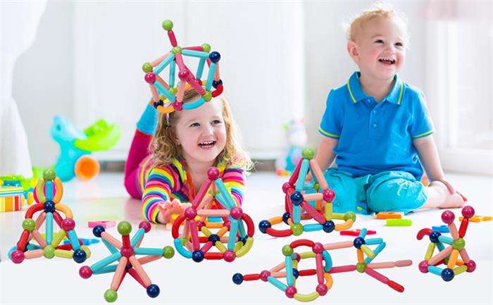 CHT-261608 42PCS Magnetics Sticks and Balls Toys Educational 3D Magneti