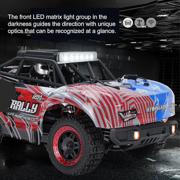 UNRESOLVED-1601682680504 RC Truck 1:18 Scale 4 Wheel Driver RC Truck 2.4GHz 40KMH Hig