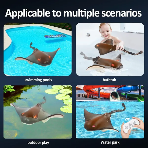 CHT-305027 Remote Control Shark Toy Animals for Kids RC Shark for Pool