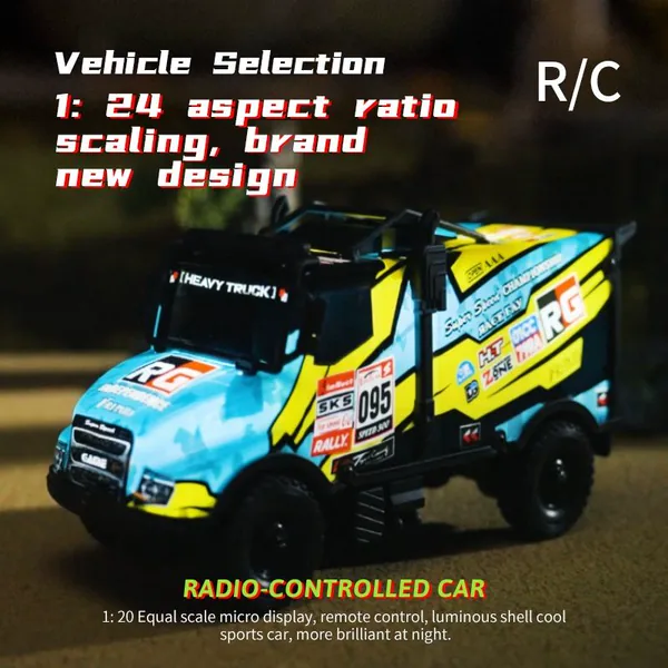 UNRESOLVED-1601224511317 27 Mhz Off Road Car for Kids Four-channel Truck Toys Outdoor