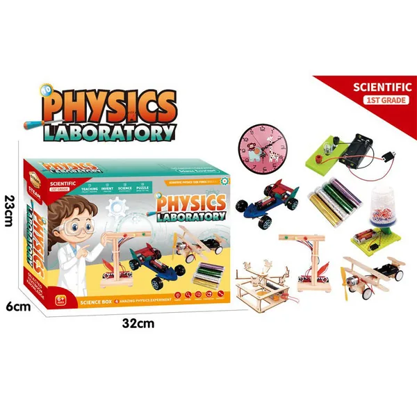 CHT-305842 8in1 Physics Science Play Set Wooden Educational Enlightenme