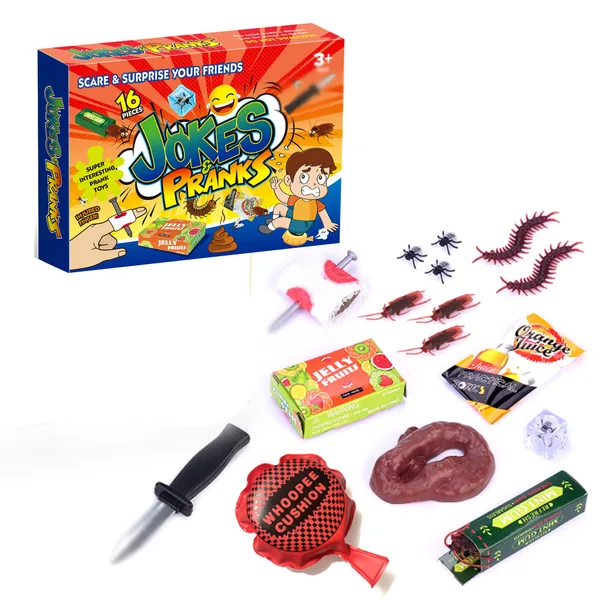 CHT-316536 Prank Kit Funny Gag Gifts Joke Box Practical Jokes Perfect P