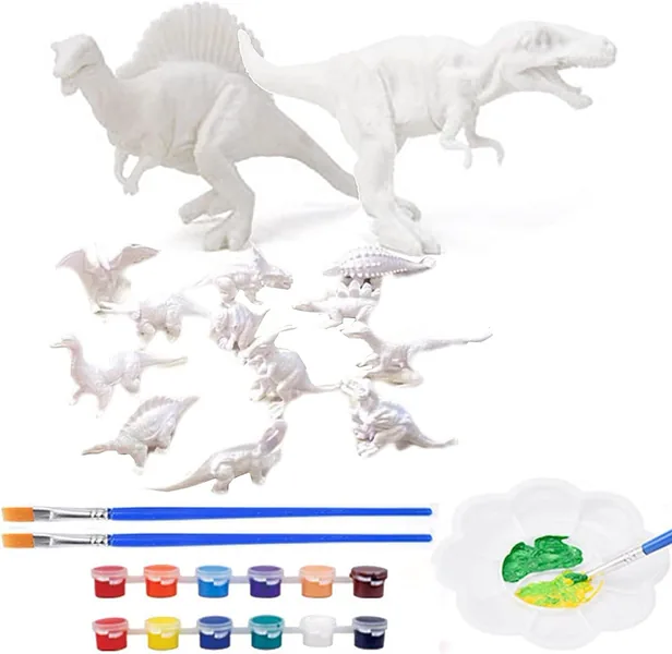 CHT-268950 Dinosaur Toys for Kids 2 in 1 Dinosaurs Painting Kits and Pu