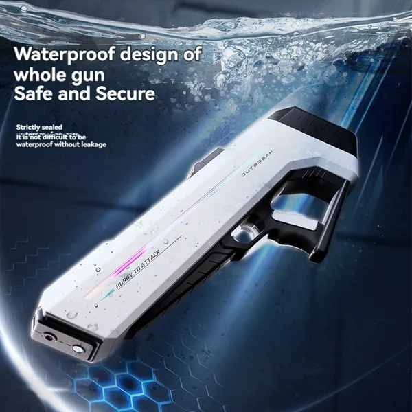 CHT-302889 Electric Water Gun for Kids Automatic Water Gun with Light-u