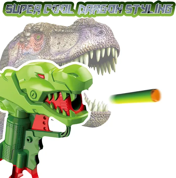 CHT-283324 Mini Dinosaur Foam Dart Blaster