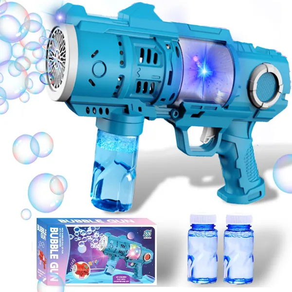 CHT-342954 20 Hole Electric Bubble Gun with Light
