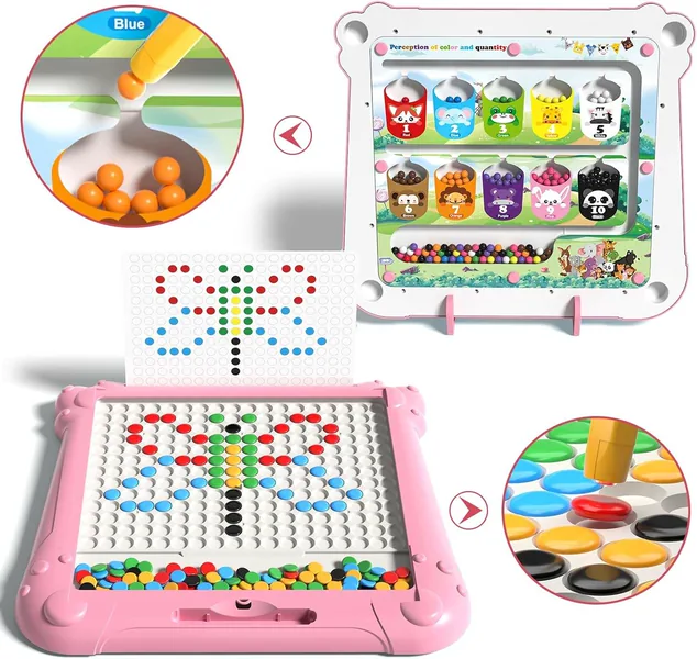 CHT-287953 Montessori Educational Plastic Magnetic Drawing Board Toddle