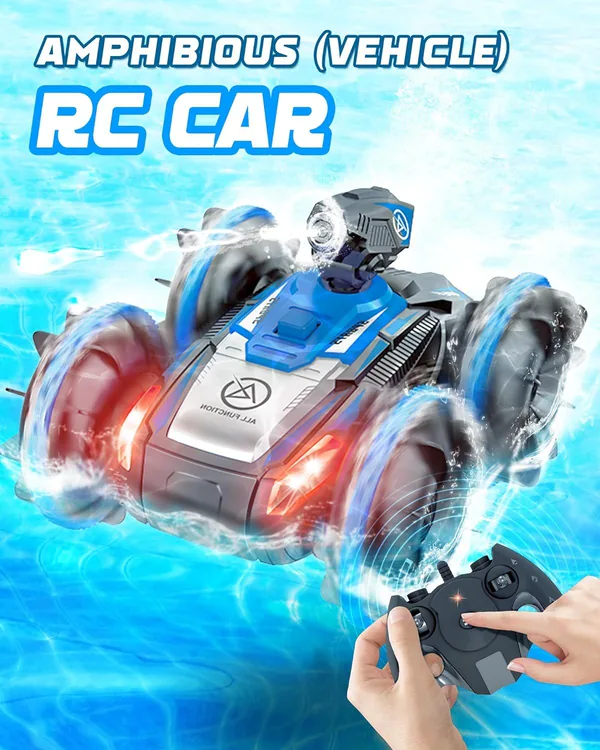 CHT-305855 Remote-Control Car RC Boat for Kids RC Stunt Car with Water