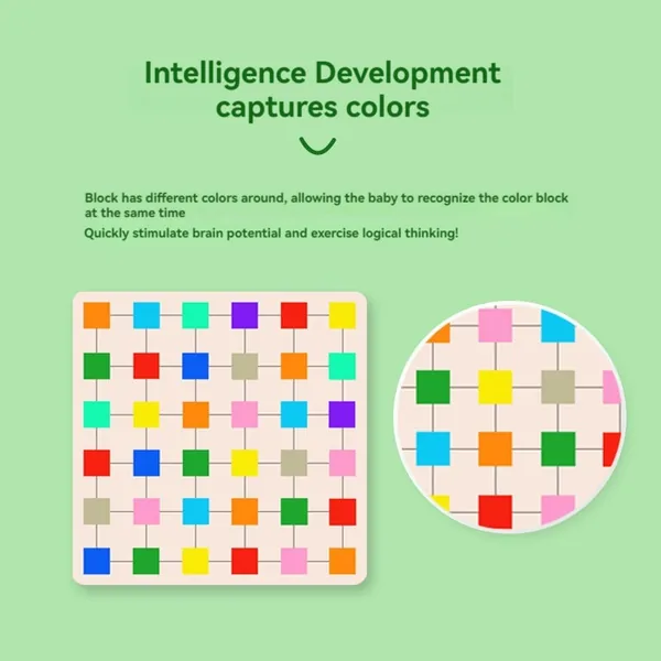 CHT-305489 New Concept Montessori Educational Color Capture Wooden Puzz