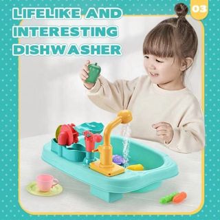 CHT-306627 Children Kitchen Toy with Family Pretend Play Toy Multi-func