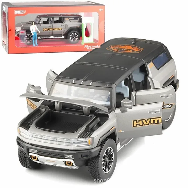 CHT-301048 1/24 Diecast Toys HUMMER SUV Car Toys Metal Car Model Collec