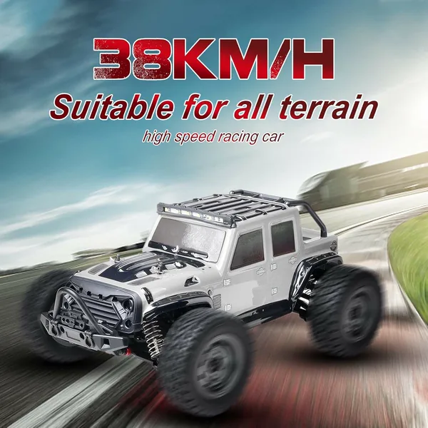 UNRESOLVED-1601220604628 1/16 Scale 2.4Ghz Remote Control 4WD High-Speed Off-Road RC