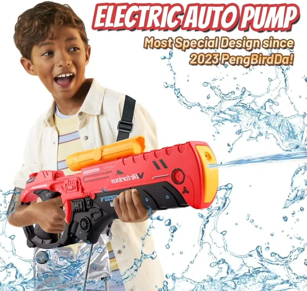 CHT-273128 Electric Water Gun with Backpack Modes Large Battery Powered