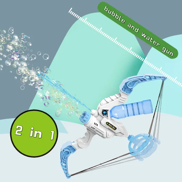 CHT-254567 2 in 1 Outdoor Toys Electric Bubble Water Bow and Arrow Soap
