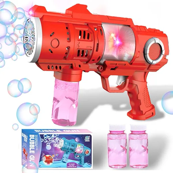 CHT-342954 20 Hole Electric Bubble Gun with Light