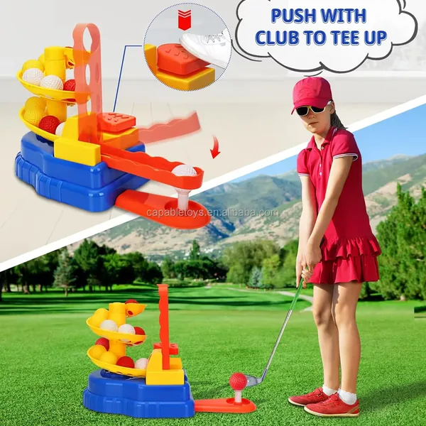 CHT-305382 2024 New Outdoor Golf Game Set for Children Featuring Puttin