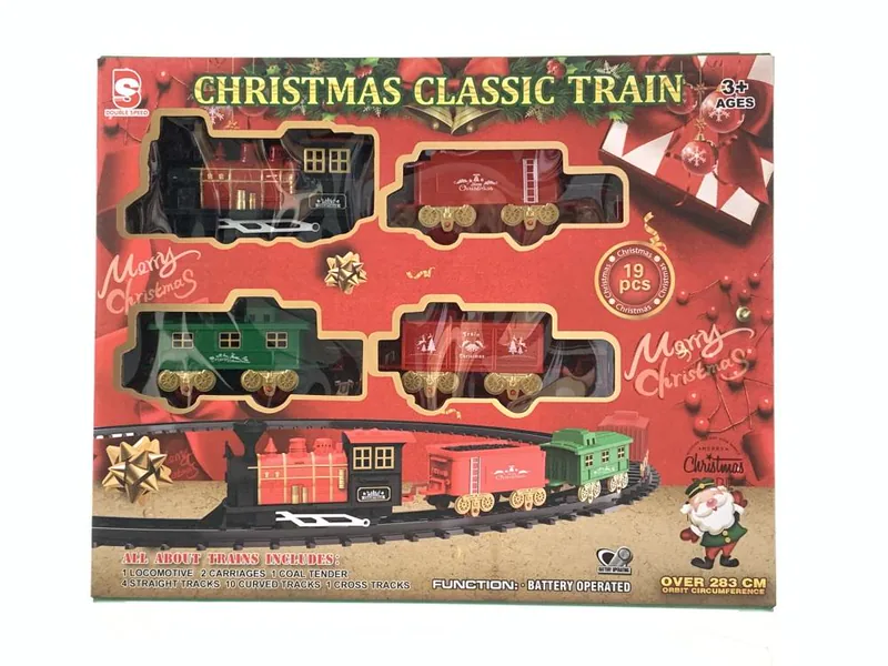 CHT-304588 New Christmas Theme Electric Train Model Set Children's Holi