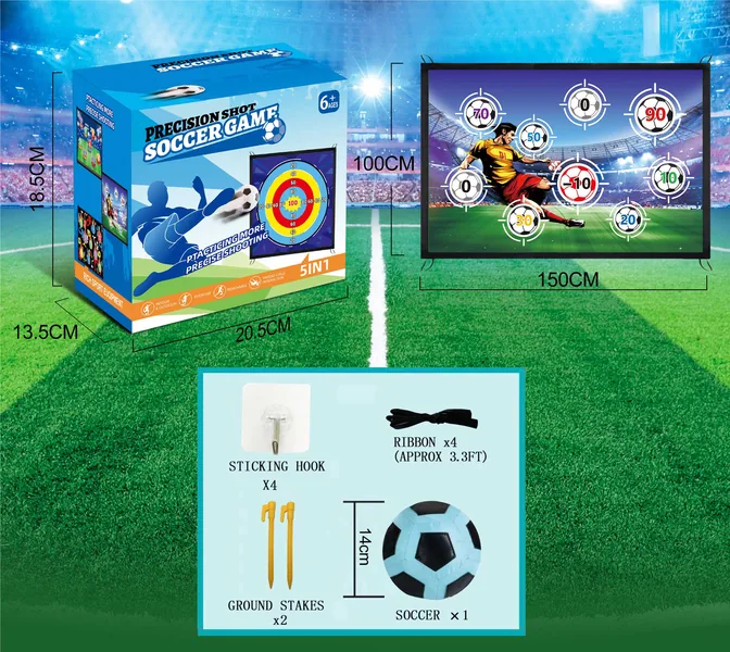 CHT-303998-CPS304000 Indoor 150CM Football Target Football Game Mat Outdoor Sport