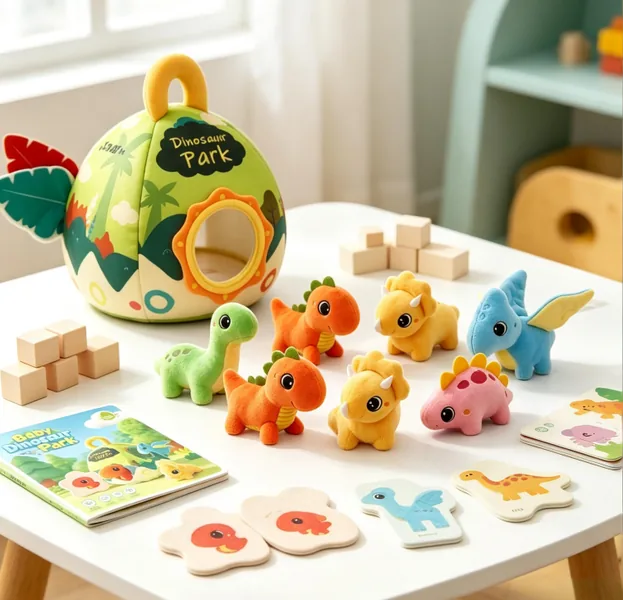CHT-351204 Plush Dinosaur House