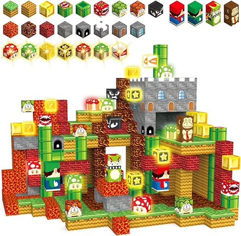 CHT-339894 200pcs Magnetic stage-clearing game block